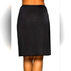 Vanity Fair Satin Black Skirt